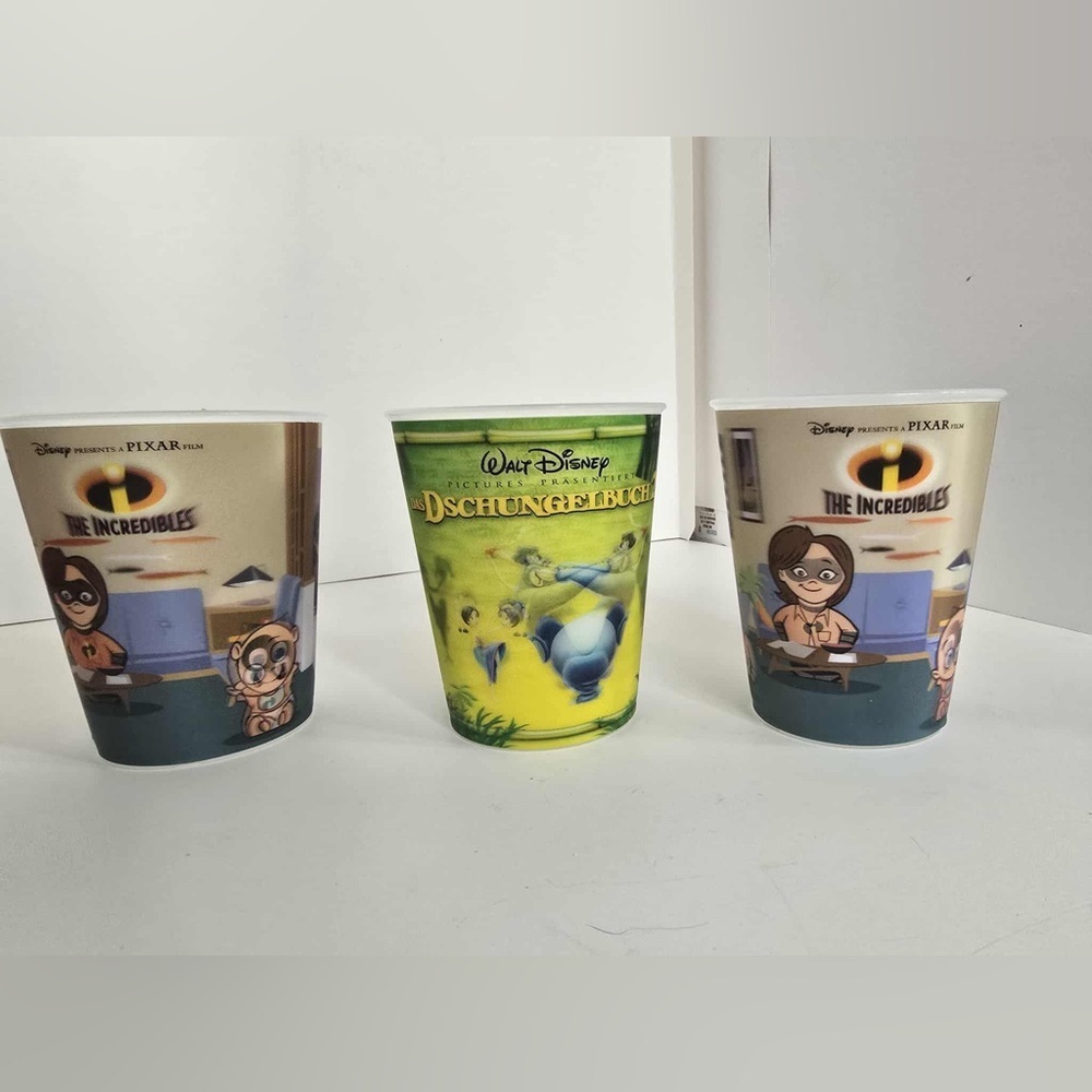 Vintage Foreign Disney Holographic kids cups